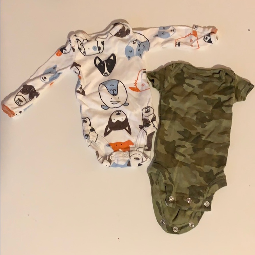 2pc preemie boy bodysuits
